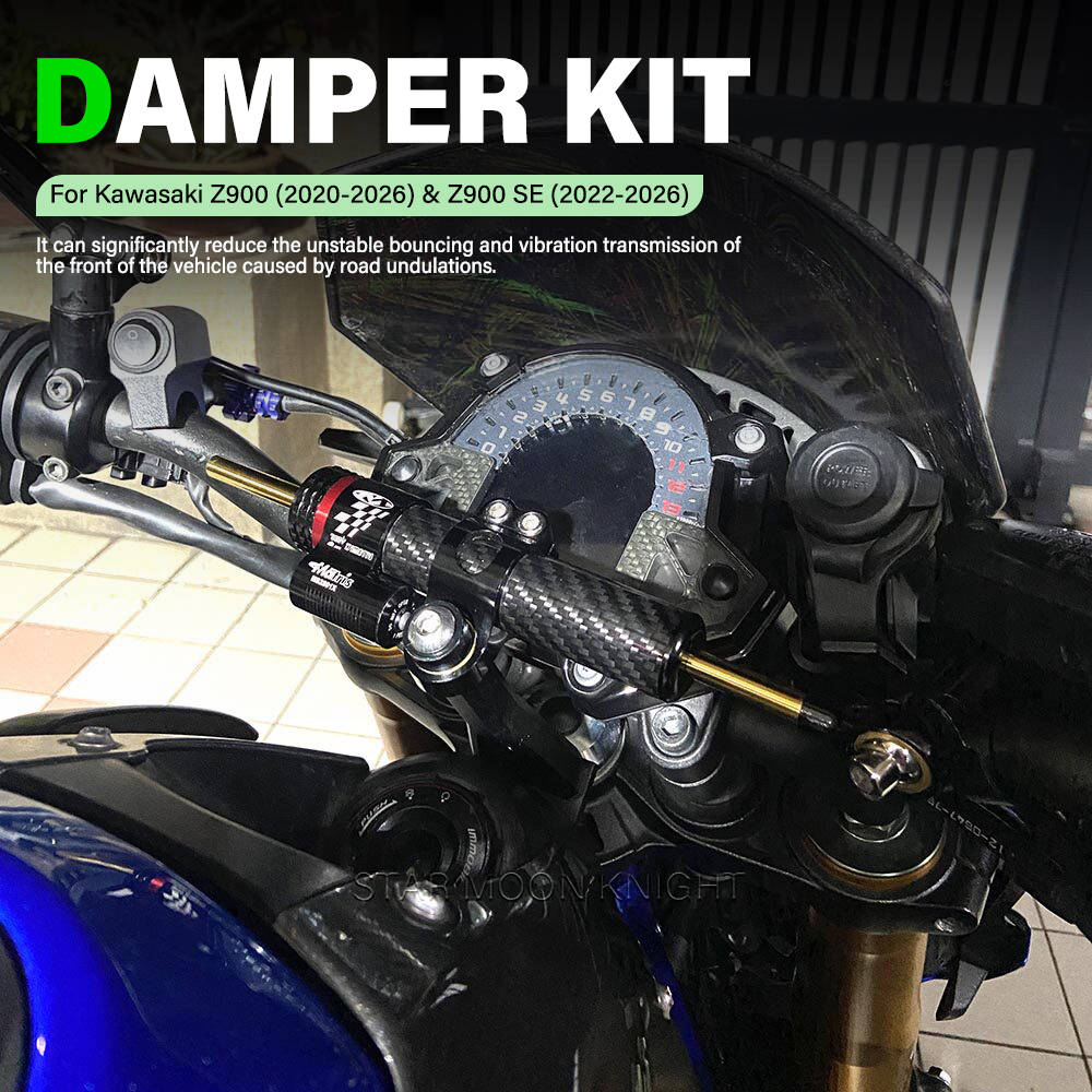 Steering Damper Stabilizer Kit Cnc - طقم تثبيت ممتص صدمات التوجيه الجديد