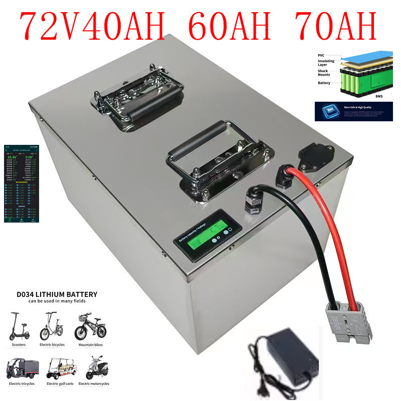 72V 30Ah Lifepo4 Battery Pack - بطارية ليثيوم أيون 72 فولت مع