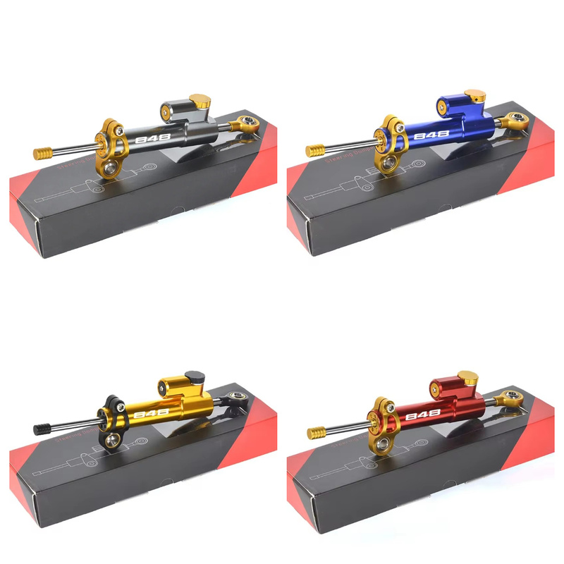 Steering Damper Stabilizer Kit Cnc - لدراجة دوكاتي 848 موديلات 2007-2013، 2008،