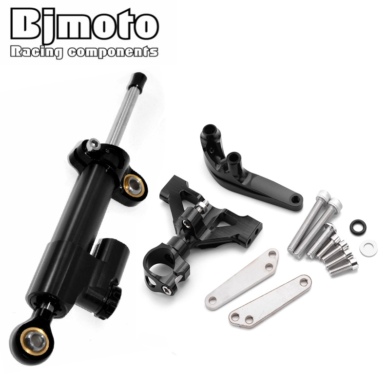 Steering Damper Stabilizer Kit Cnc - BJMOTO دراجة نارية التوجيه المثبط تصاعد