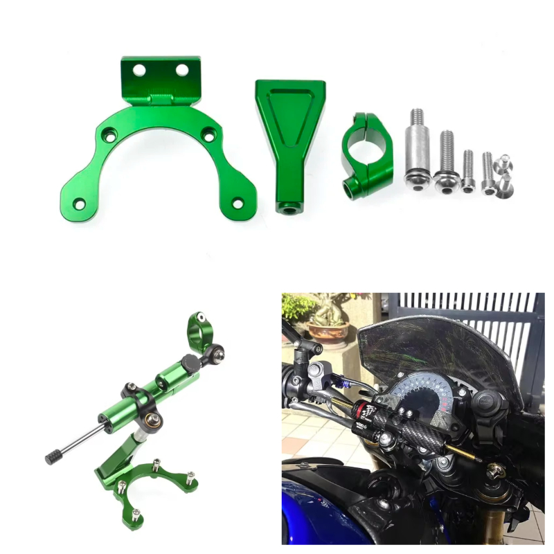 Steering Damper Stabilizer Kit Cnc - مثبت مخمد اهتزازات من ألياف الكربون