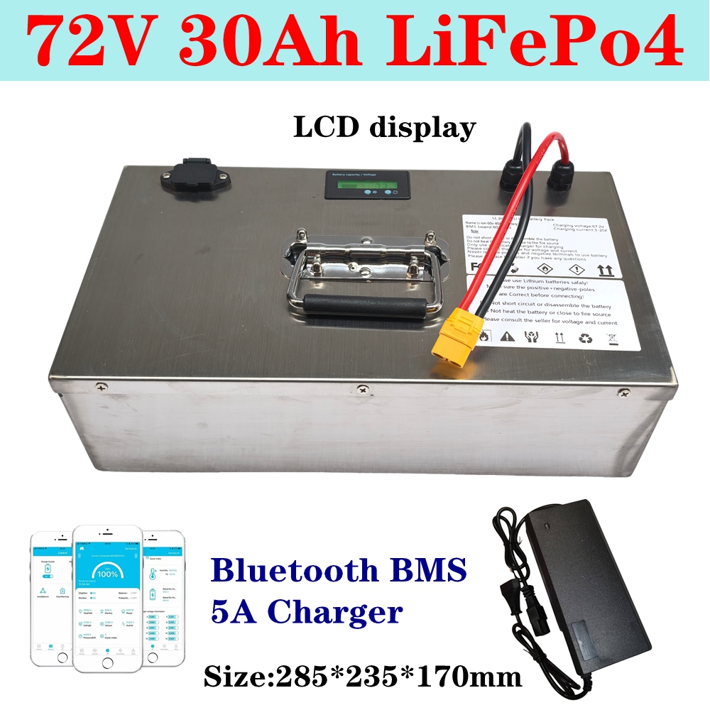 ترقية 72 فولت 30 أمبير 20 أمبي - مراجعة 72V 30Ah Lifepo4 Battery Pack وسعره