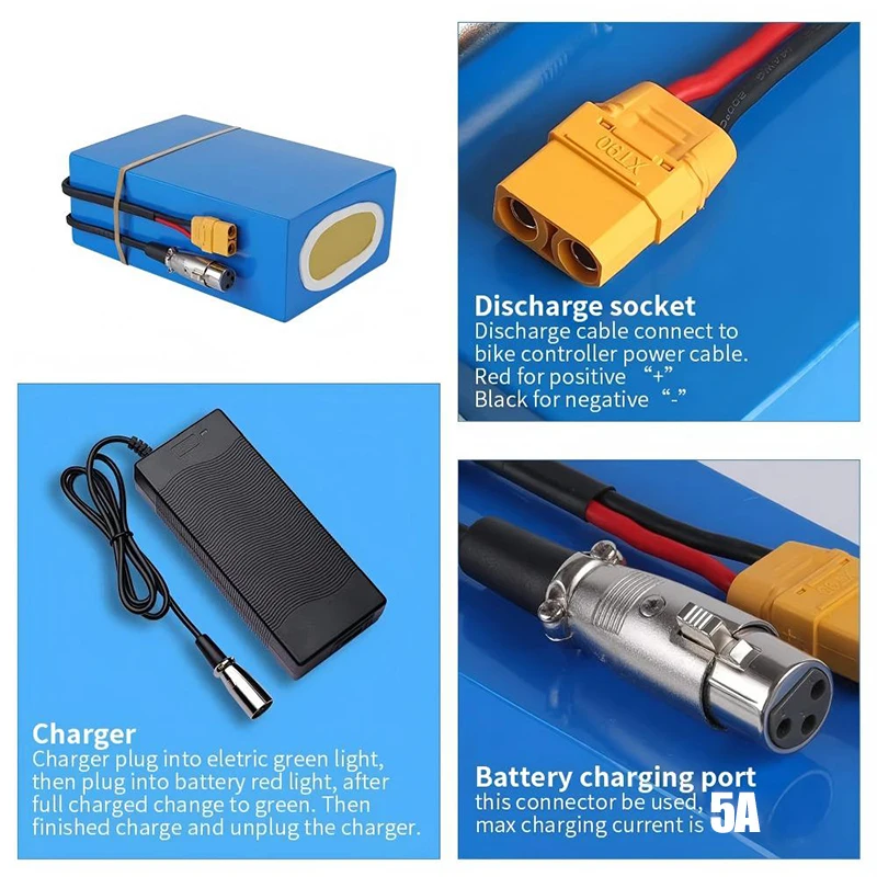 بطارية دراجة كهربائية 60 فولت  - مراجعة 60V 30Ah 21700 Battery Pack وسعره