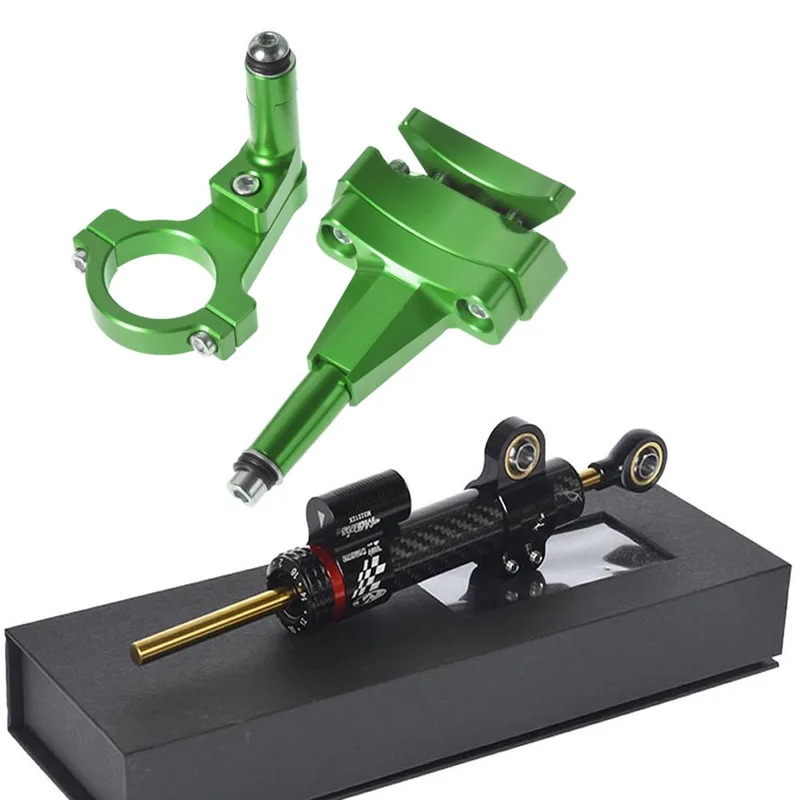 لكاواساكي 500 2024-دراجة نارية - مراجعة Steering Damper Stabilizer Kit Cnc وسعره