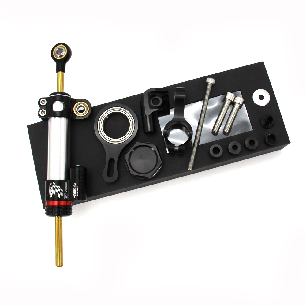 حامل مثبت توجيه قابل للتعديل م - مراجعة Steering Damper Stabilizer Kit Cnc وسعره