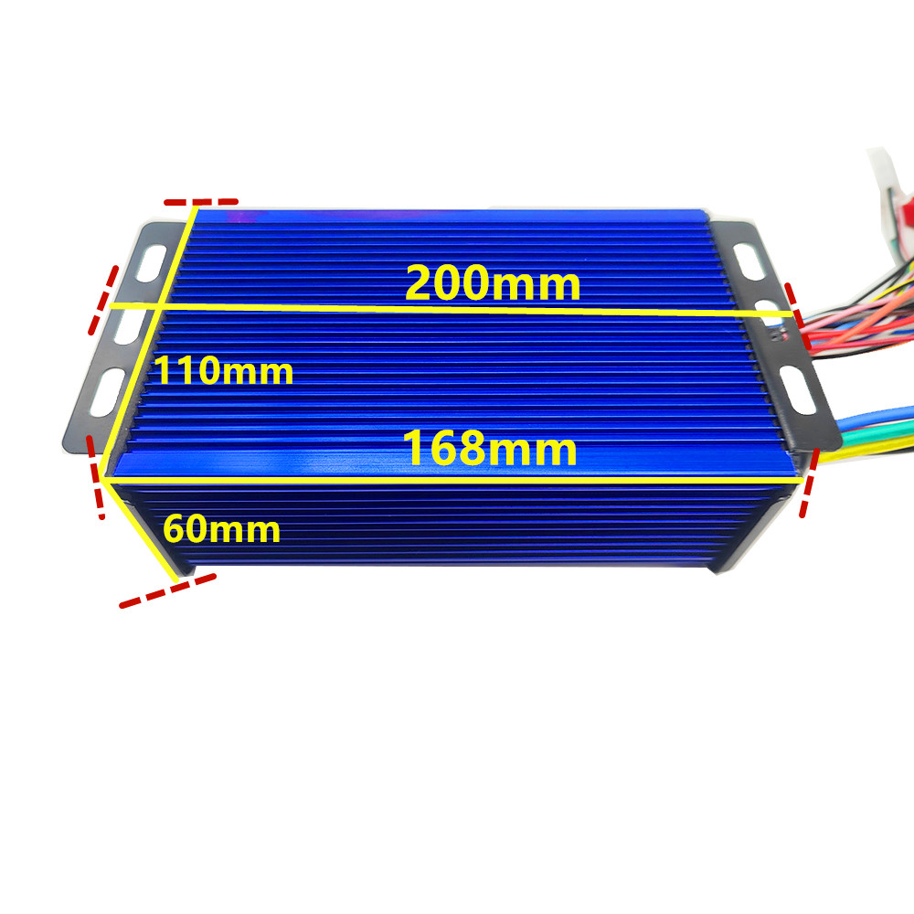 36 فولت 48 فولت 60 فولت 72 فول - مراجعة 72V 45A Dual Controller وسعره
