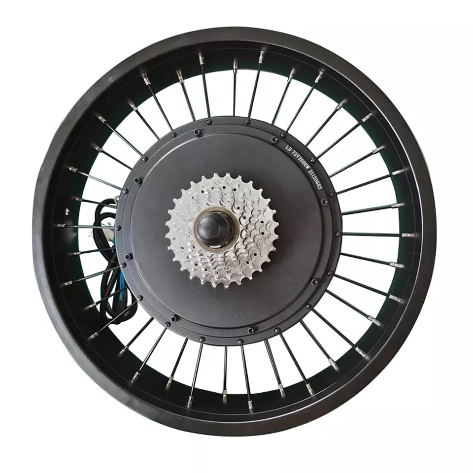 محرك محور كهربائي عالي القدرة  - مراجعة 60V 5000W Brushless Hub Motor وسعره