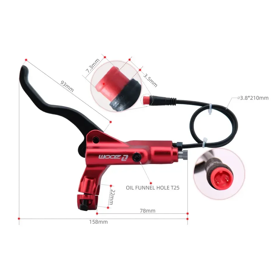 ZOOM HB-876E 4-مكبس القرص الفر - مراجعة Zoom Hydraulic Brake 4 Piston E-Scooter وسعره