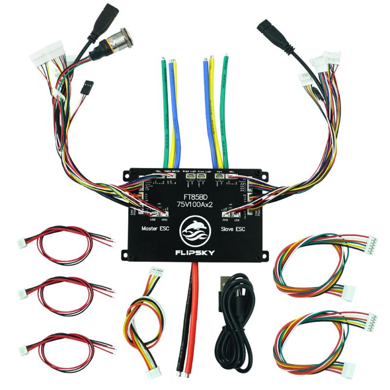 Flipsky Ft85bd Esc مع علبة ألو - مراجعة 72V 45A Dual Controller وسعره
