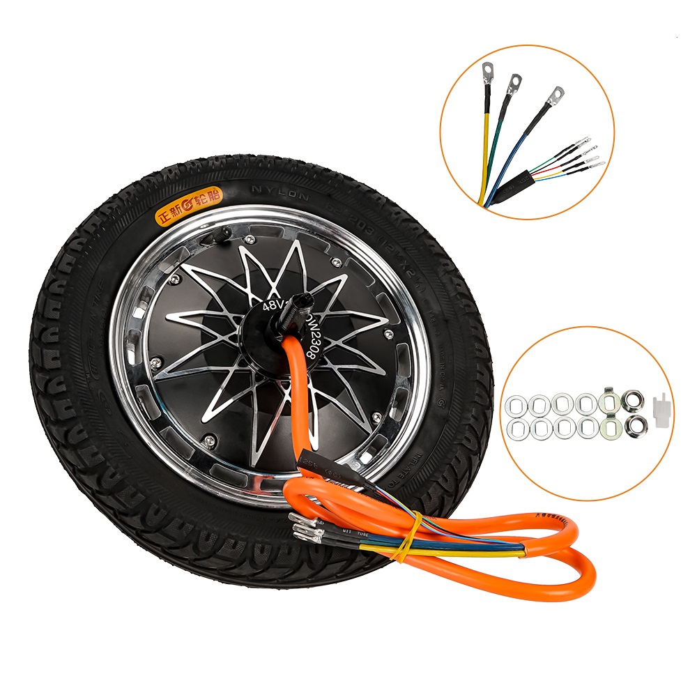 دراجة كهربائية عجلة محرك الدرا - مراجعة 60V 5000W Brushless Hub Motor وسعره