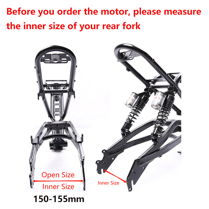 محرك محور خلفي للدراجة الكهربا - مراجعة 60V 5000W Brushless Hub Motor وسعره