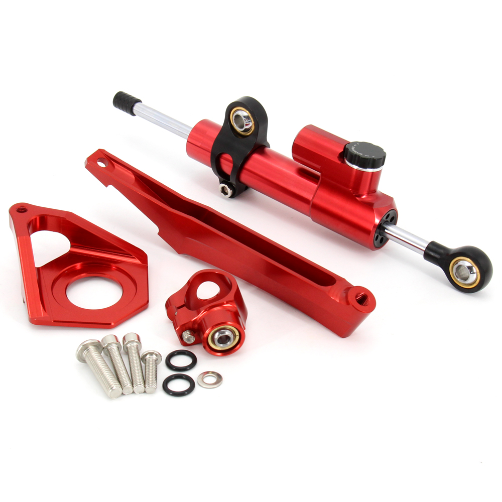 لياماها YZF600 R6 2003-2005 در - مراجعة Steering Damper Stabilizer Kit Cnc وسعره