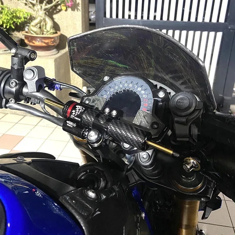 مثبت مخمد اهتزازات من ألياف ال - مراجعة Steering Damper Stabilizer Kit Cnc وسعره