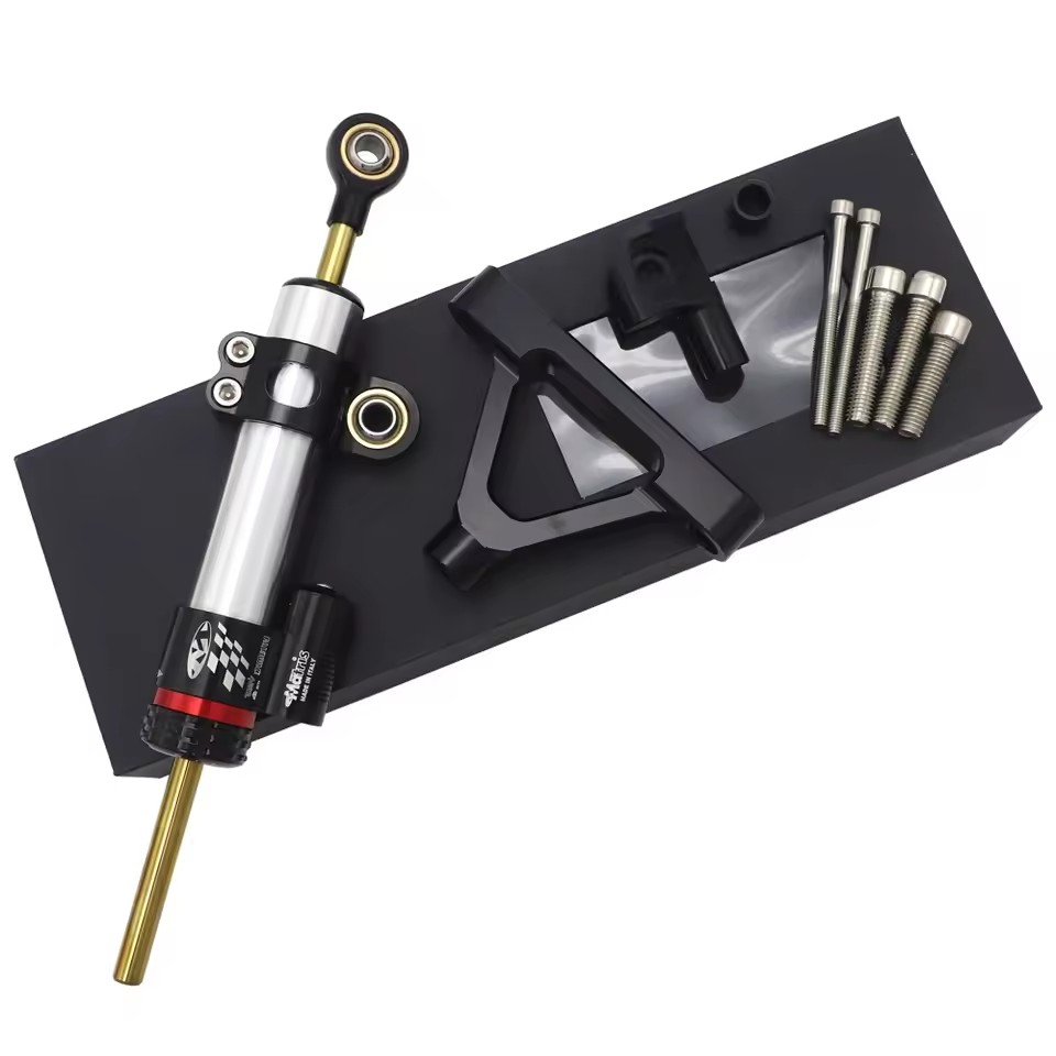 مجموعة كاملة من مثبط التوجيه C - مراجعة Steering Damper Stabilizer Kit Cnc وسعره
