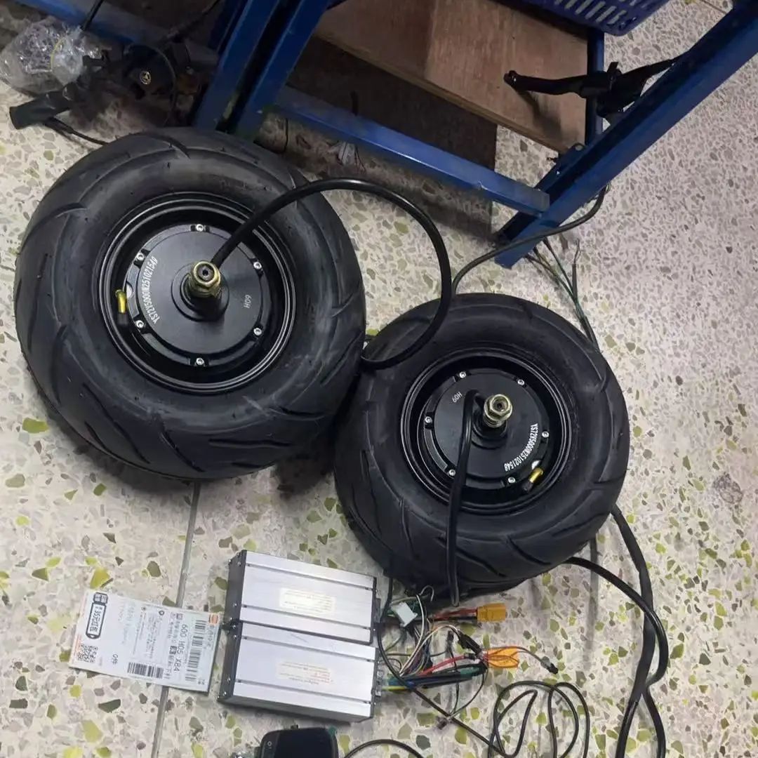 4000 واط 5000 واط 6000 واط 60- - مراجعة 60V 5000W Brushless Hub Motor وسعره