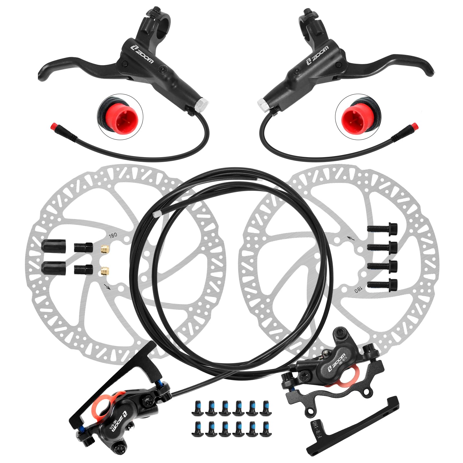 مجموعة فرامل قرصية هيدروليكية  - مراجعة Zoom Hydraulic Brake 4 Piston E-Scooter وسعره
