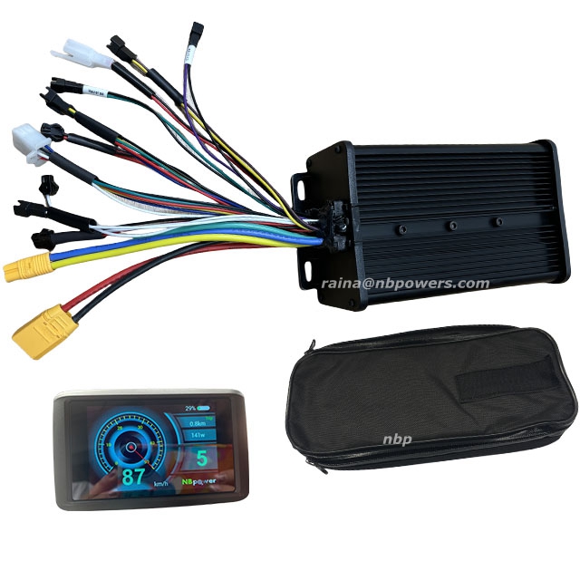 وحدة تحكم للدراجات الكهربائية  - مراجعة 72V 45A Dual Controller وسعره
